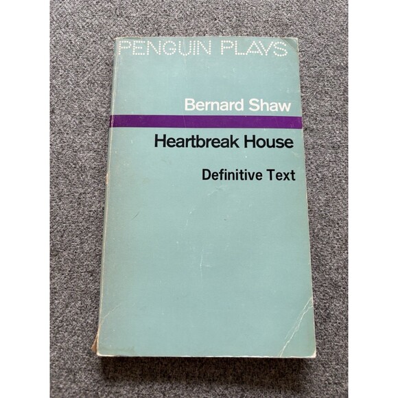 George Bernard Shaw's HEARTBREAK HOUSE Definitive Text 1978 VTG Paperback - Picture 1 of 3